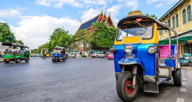 bangkok-thailand-january-tuk-tuk-auto-rickshaw-is-a-common-form-of-urban-transport